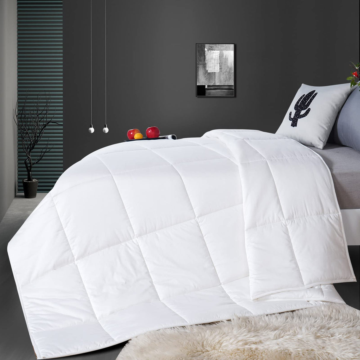 Luxurious All Season Wool Comforter Queen Size 100% Natural Australian Wool Duvet