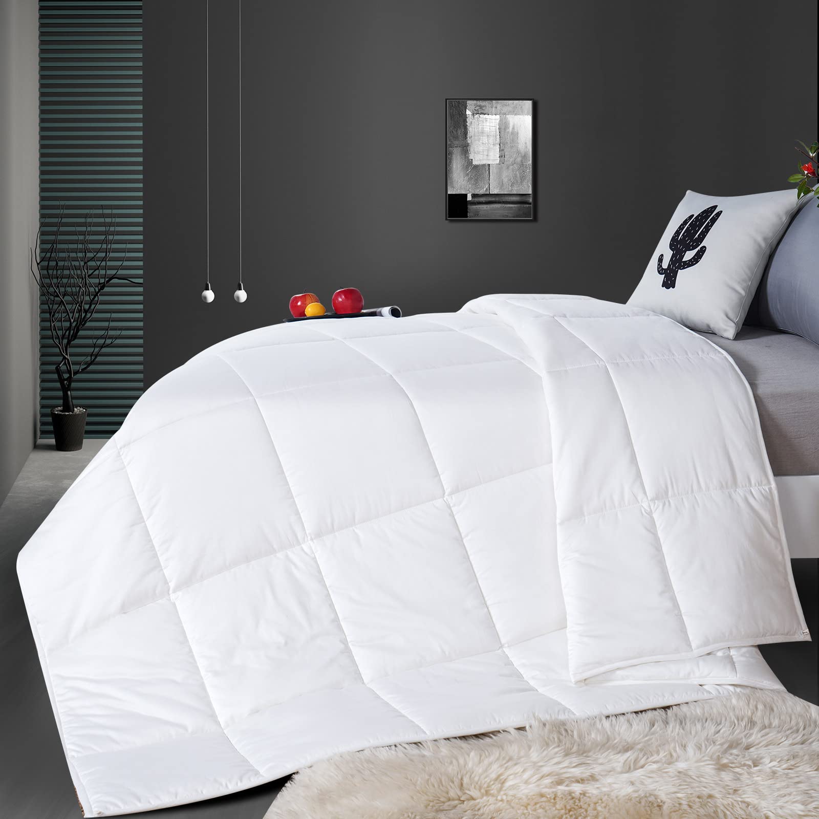 Luxurious All Season Wool Comforter Queen Size 100% Natural Australian Wool Duvet
