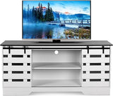 Farmhouse TV Stand for Televisions up to 65 Inches, Modern Entertainment Center