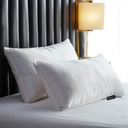 Hotel Collection Fluffy Luxury Goose Feathers Medium Firm Hypoallergenic Pillow