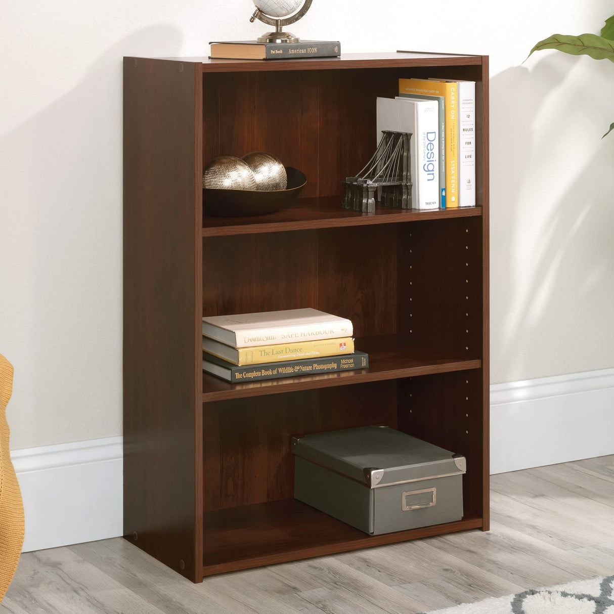 Beginnings 3-Shelf Bookcase/ Book shelf, L: 24.57" x W: 11.50" x H: 35.28"