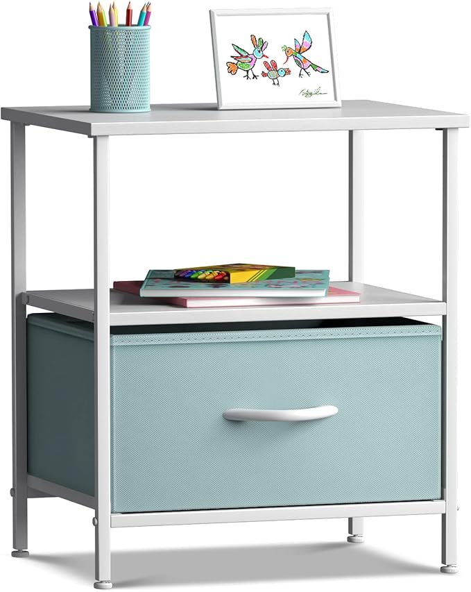 Nightstand with 3 Drawers – Kids Bedside Furniture & Night Stand End Table