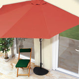 Half Round Patio Umbrella Base, Heavy-Duty Free Standing Resin Umbrella Stand