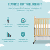 Carson Classic 3-in-1 Convertible Crib in Natural