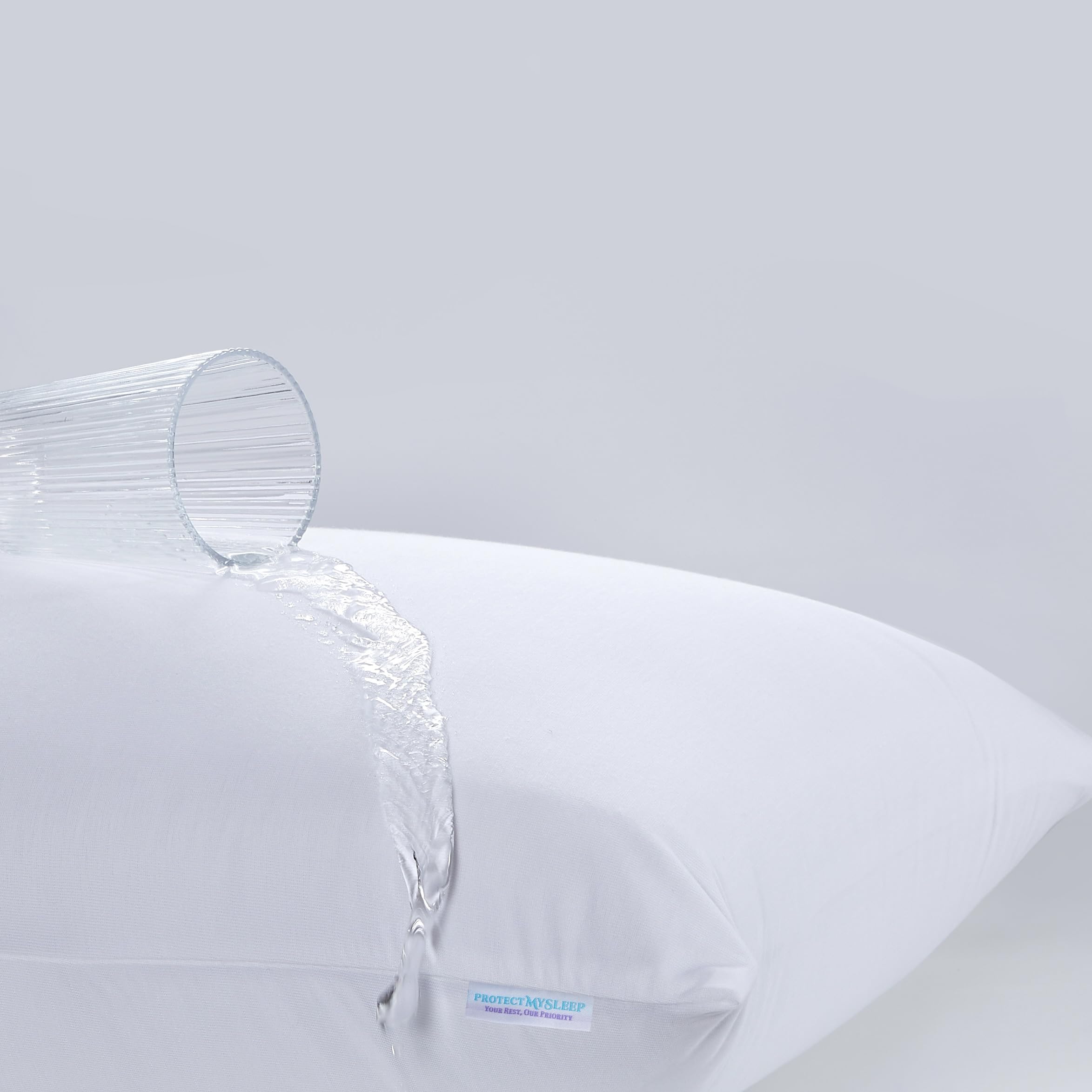 Tencel Pillow Protectors - 2-Pack, Eco-Friendly, Waterproof & Hypoallergenic