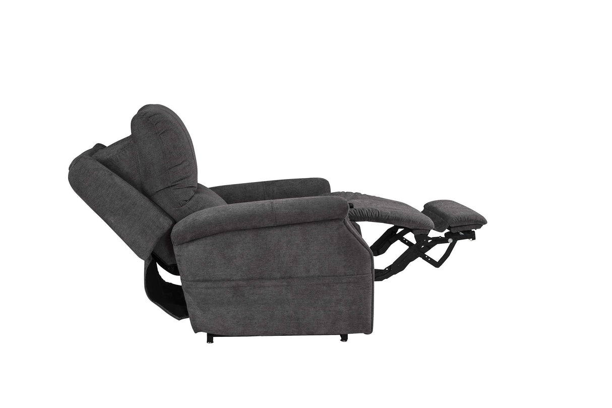 Lift Chair Power Recliner (PLR-925M) with Inside Delivery and Setup Option (Saville Grey, Inside Delivery and Setup)