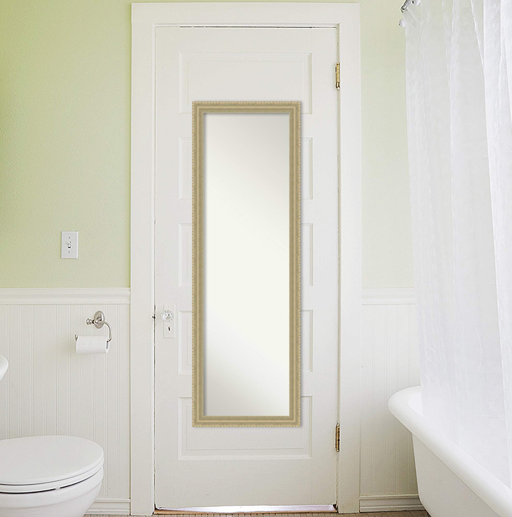 Wood Door Wall Mirror, Full Length Mirror