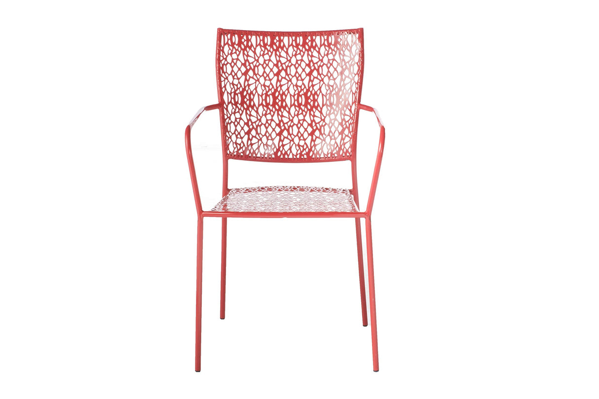 Martini Round Bistro Set, Cherry Pie Finish, 27.5-Inch