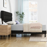 Queen Bed Frames with Headboard,Modern Upholstered Platforms Bed,