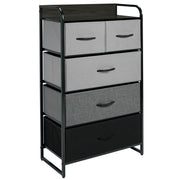 Tall Dresser Storage Chest - Vanity Furniture Cabinet Tower Unit for Bedroom, Office,