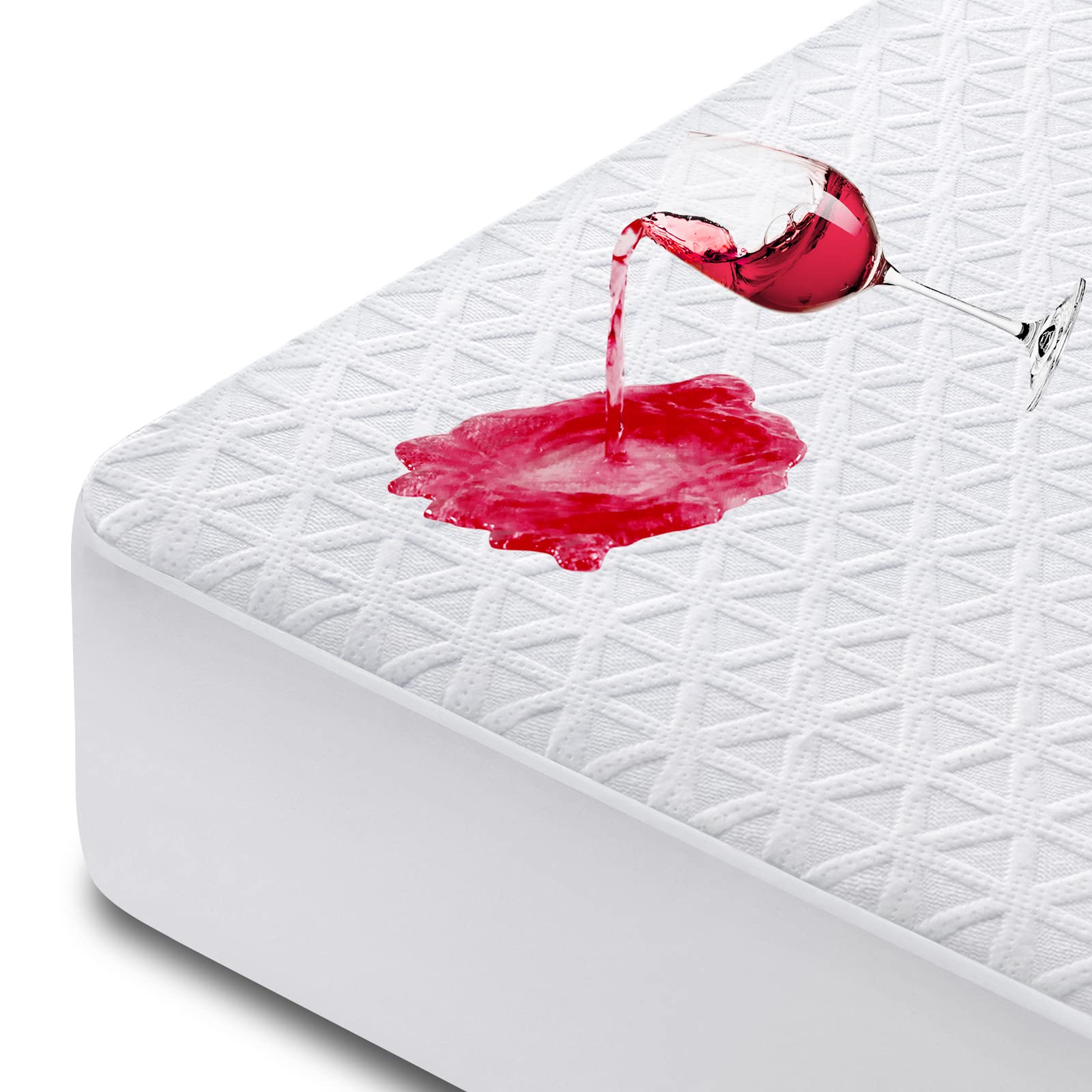 100% Waterproof Mattress Protector Queen Size