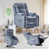 Chair, Lift Chair Recliners for Elderly Modern Power Lift Chair Overstuffed Electric Recliner