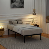 Bed Frame - Twin Size Metal Platform Bed Frames Mattress Foundation