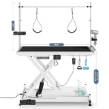 50" Electric Lifting Dog Grooming Table with Overhead Arm