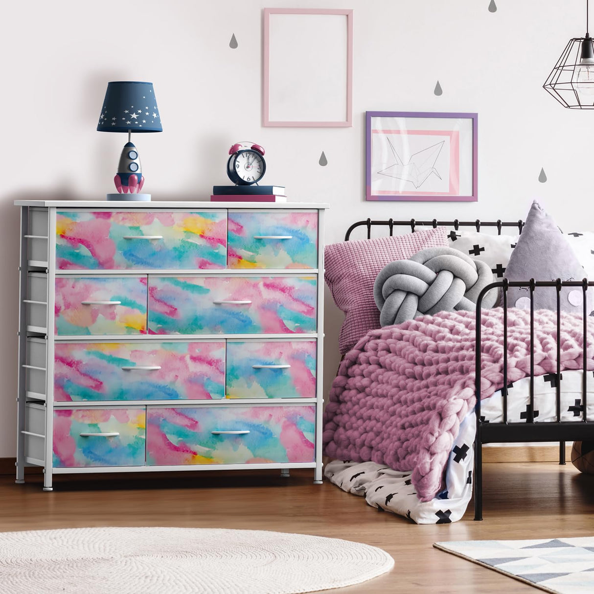 Dresser with 8 Drawers - Furniture Storage Chest for Kid’s, Teens, Bedroom