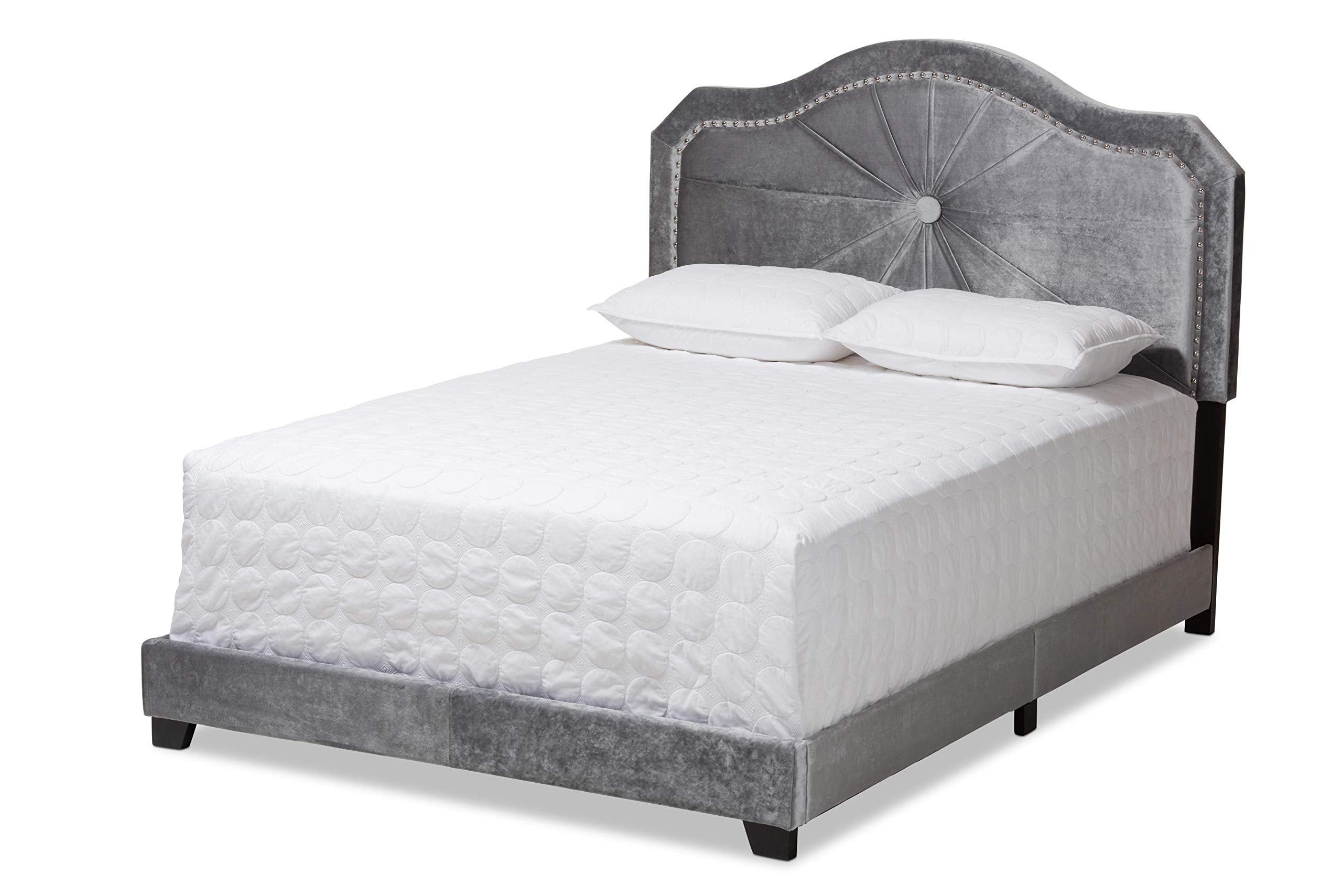 Beds (Box Spring Required), King, Gray