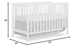 Ridgefield 5-in-1 Convertible Crib in White, Greenguard Gold Certified