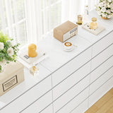 White Dresser, 5 Drawer Dresser Tall White Dresser with Large Storage Space