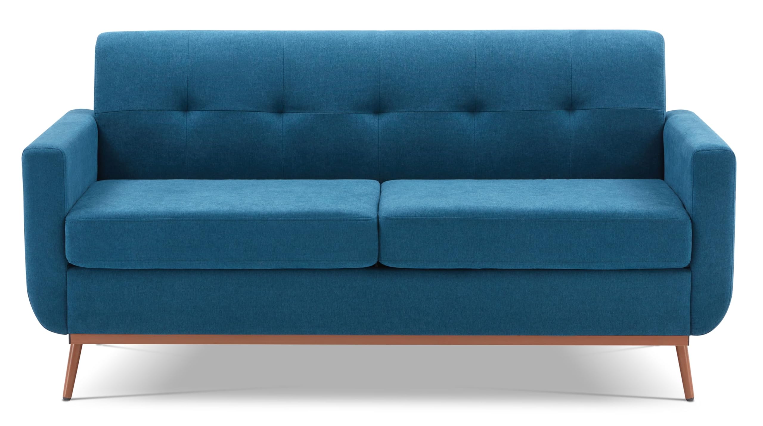 65" W Loveseat Sofa, Mid Century Modern Love Seat Couches