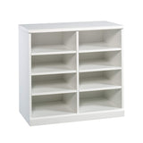 Craft Pro Series Open Storage Cabinet, L: 32.05" x W: 17.69" x H: 30.00", White finish