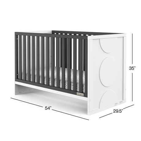 3 in 1 Convertible Crib, Baby Crib Converts to Day Bed, Toddler Bed