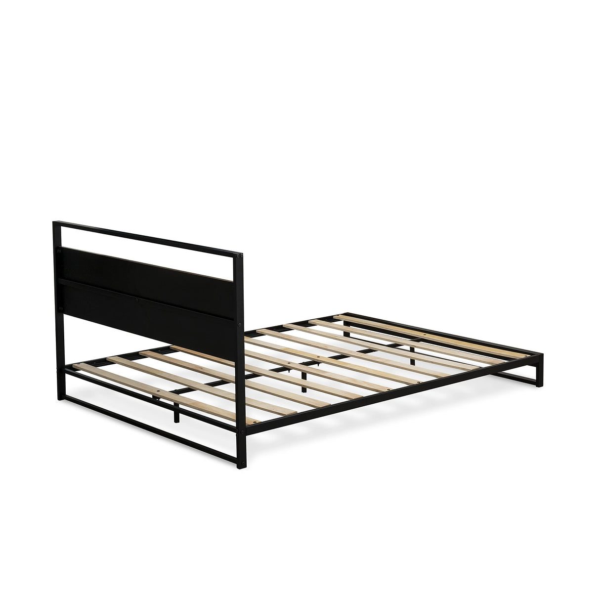 WIQBB03 Wilson Queen Frame with 3 Supporting Legs - High-Class Bed Frame in Powder