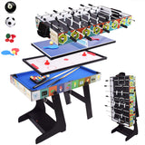 4FT Folding Muliti Sports Game Table, Combo Game Table -Pool Snooker Table