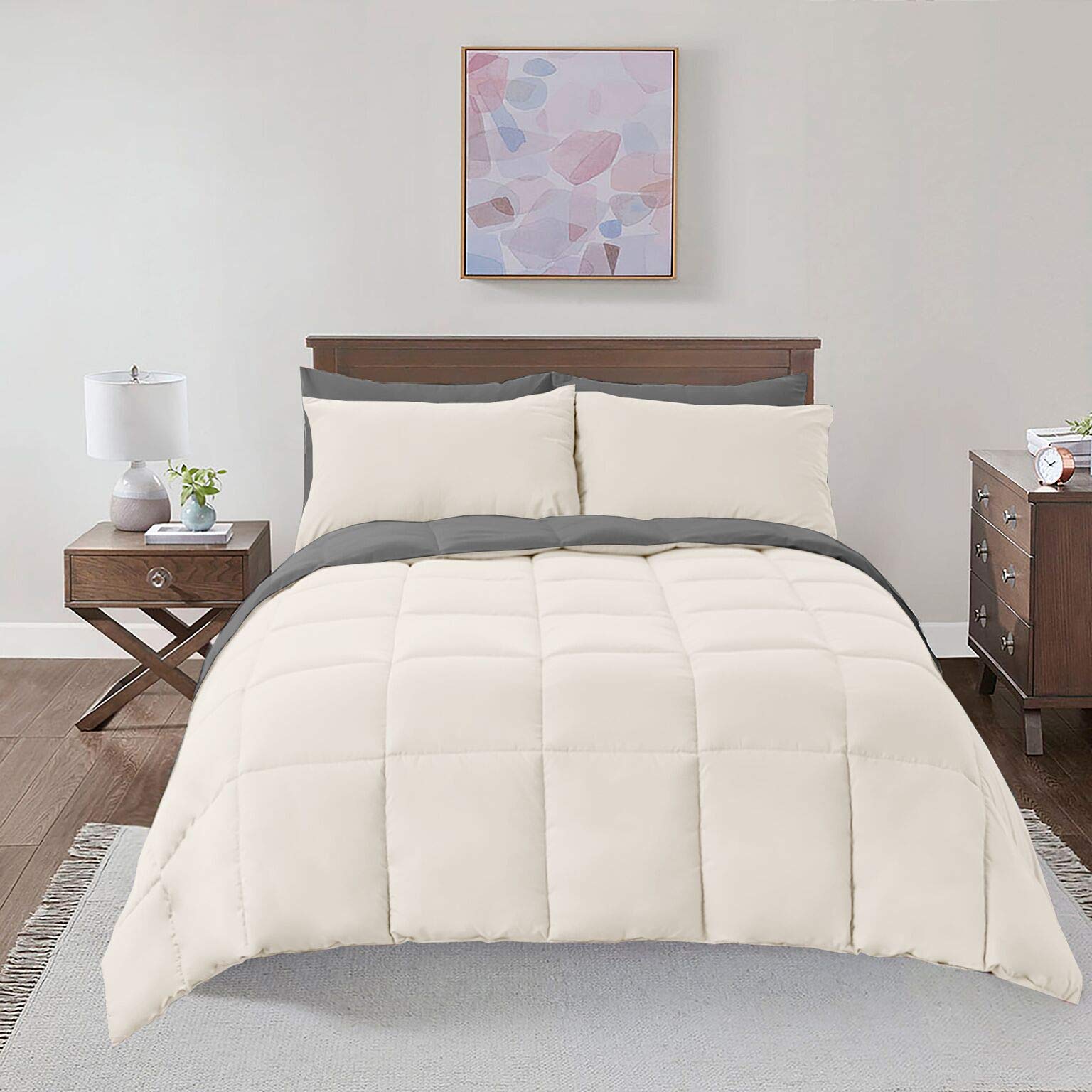 Soft and Plush Down Alternative Comforter - Reversible