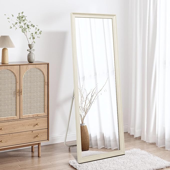 Full Length Mirror Wood Frame, Floor Mirror Full Body Mirror