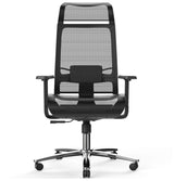 Ergonomic Office Chair with Mesh Seat & Adjustable Lumbar Support, High Back Desk