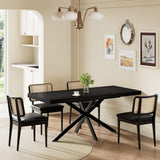 55''-70.9'' Extendable Dining Table for 4-8, Rectangle Expandable Kitchen Table