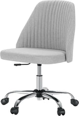 MCQ Office Desk Chair, Modern Cute Rolling Vanity Swivel Task Chairs with Wheels