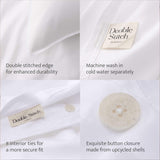 Cotton Tencel Duvet Cover Set - Luxe King Duvet Cover Soft