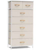 Products Vertical Dresser Storage Tower - Sturdy Steel Frame, Wood Top, Easy Pull Fabric