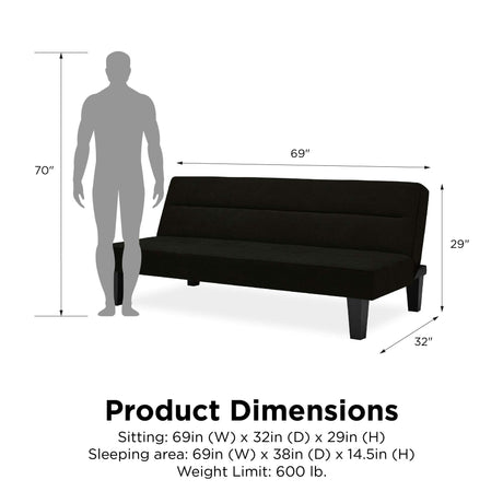 Kebo Futon in Black