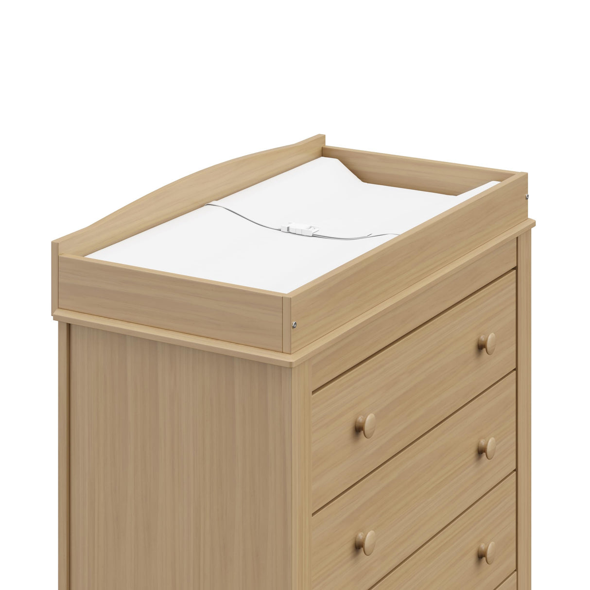 Noah 3 Drawer Chest with Changing Topper (Driftwood)