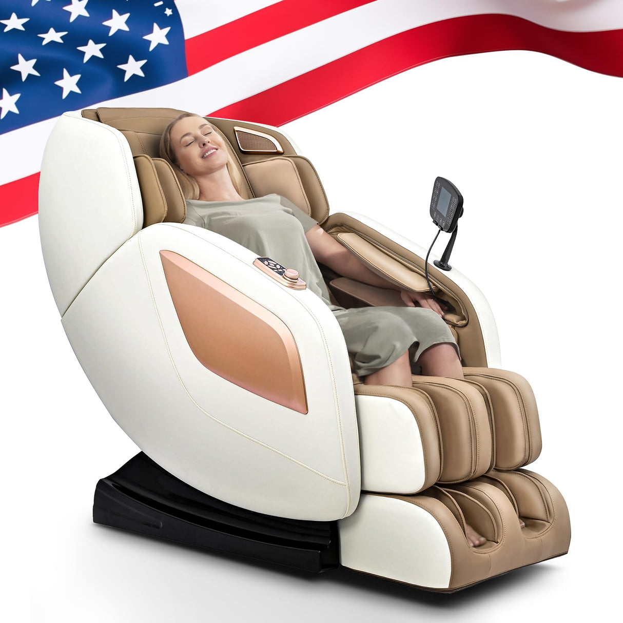 Massage Chair Full Body with Heat, Full Body Zero Gravity Shiatsu Massage Chair