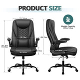 Office Chair, Big and Tall Office Chair Executive Office Chair Ergonomic Leather Chair