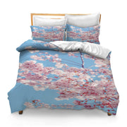 3PCS Comforter Cover Set with 2 Pillow Shams Lightweight Full Flower598
