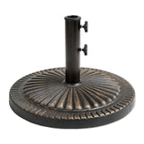 40 lb Heavy Duty Round Resin Patio Umbrella Base Stand Weight