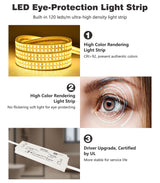 36 Inch Round LED Bathroom Mirror - Dimmable with 3 Color Modes & Anti-Fog