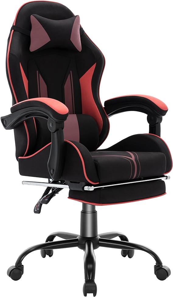 Gaming Chair for Kids Computer Chair with Footrest and Lumbar Support