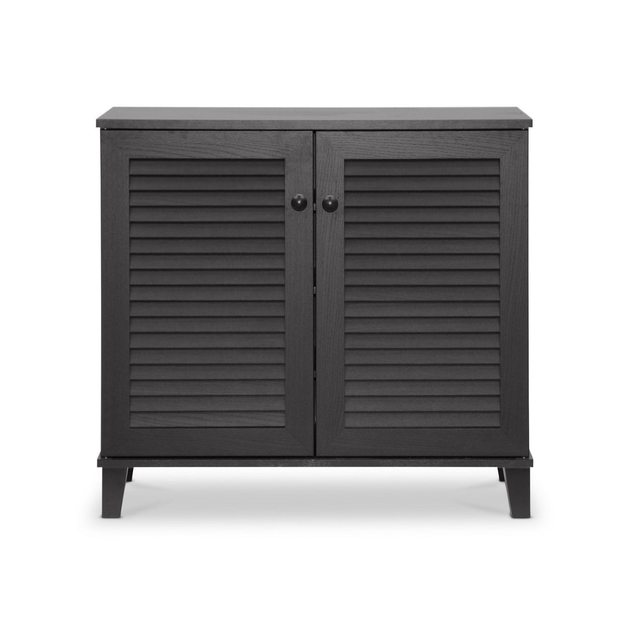 FP-01LV-Espresso Studio Coolidge Shoe-Storage Cabinet, Espresso 14.5Lx29.625Wx27.5