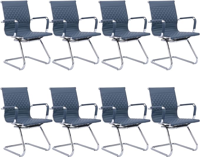 Office Guest Chairs Reception Chairs Waiting Room Chairs Set of 6 Conference Room