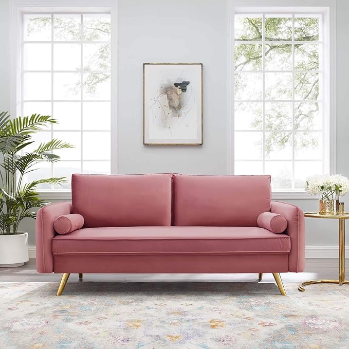 Revive Performance Velvet Loveseat, Mint
