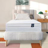 Twin Bed Mattress - 12 Inch Hybrid Twin Mattress with High Density & Comfort Cold Foam with Continuous Coil Bonnell Springs -