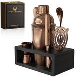 Cocktail Shaker Set: Bartender Kit for Home Bar Mixology Cocktail Bar Set Plus