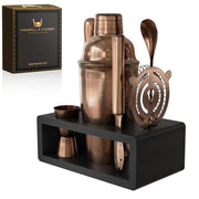 Cocktail Shaker Set: Bartender Kit for Home Bar Mixology Cocktail Bar Set Plus