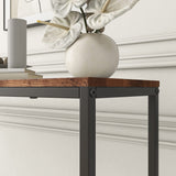 Thin Console Sofa Tables for Entryway,Wood Frame Behind Sofa Couch Table,Narrow Entryway Table,