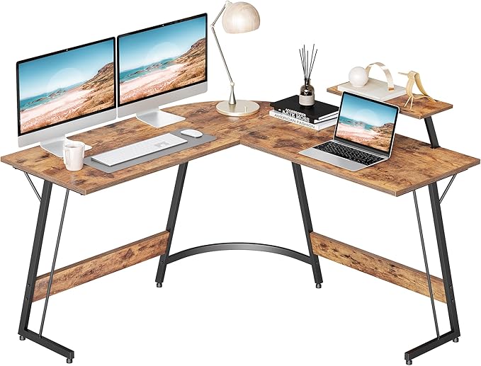 67 inch L Shaped Desk Computer Corner Desk, Home Office Gaming Table